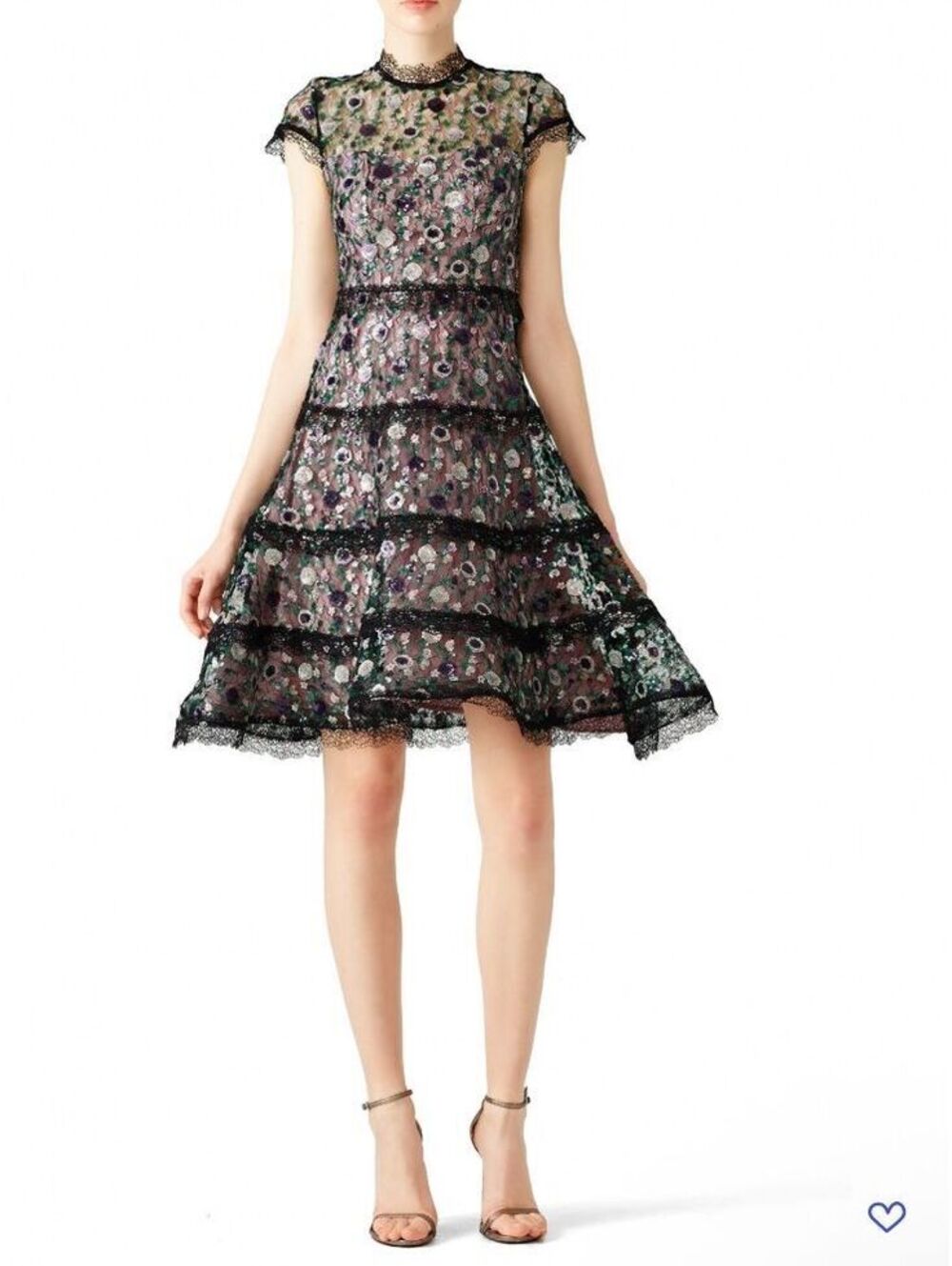 Alexis Peony Sequin Garden Party Dress